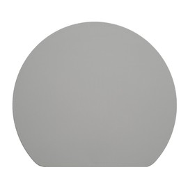 Magic Cutting Board, D-Shaped, Impressive Sharp, Anti-Slip, Spill Proof, Scratch Resistant, Lightweight, Dishwasher Safe, Made in Japan, White Gray