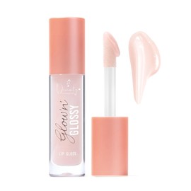 Divinity Cosmetics Glow’n’Glossy Lip Gloss Brillo de Labios Hidratante con Ácido Hialurónico y Vitamina E | Gloss No Pegajoso, con Aroma a Dulce de Coco | 12 Tonos Vibrantes con Glitter para un Acabado Brillante | Maquillaje Vegano y Libre de Crueldad An
