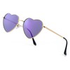 JOVAKIT Polarized Heart Sunglasses for Women Fashion Lovely Style Metal