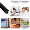 Door Weather Stripping Seal Strip - Self-Adhesive Rubber Soundproofing Weatherstrip