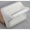 AC Products Vintage White Ceramic TP Toilet Paper Holder Thinset