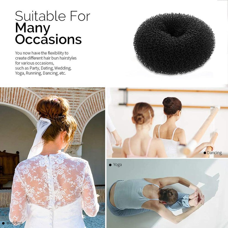 Extra Hair Donut Bun Maker for Kids, Ring Style Bun,