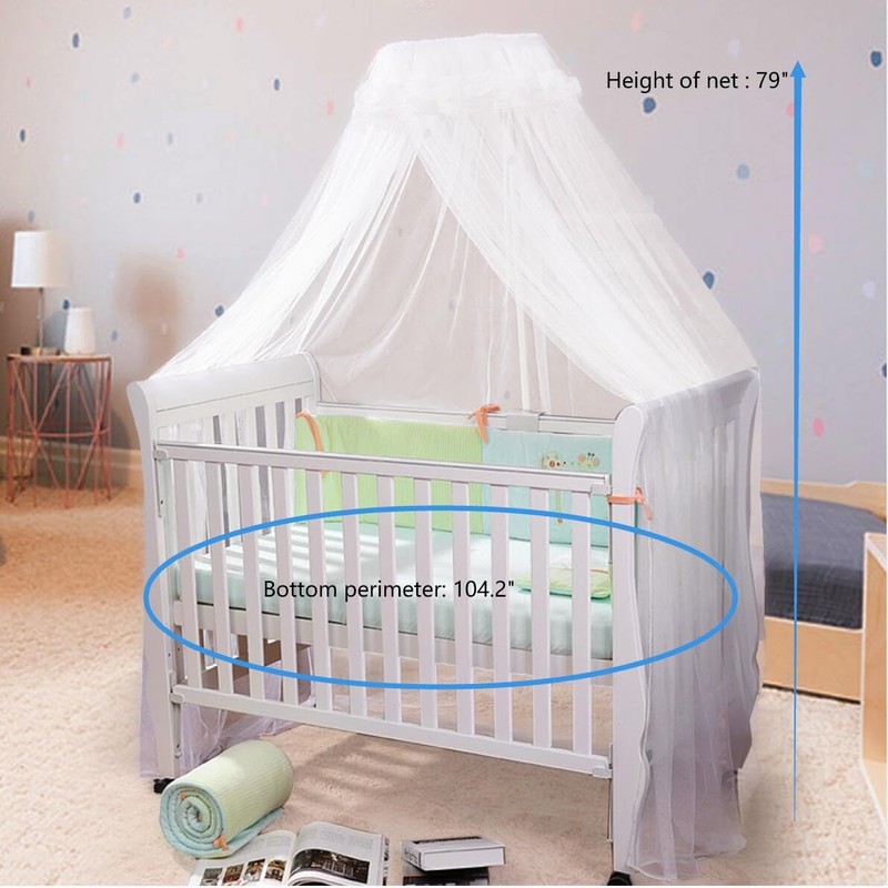 Baby Mosquito Net Baby Toddler Bed Crib Dome Canopy Netting