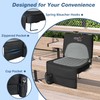 RELAX FIELD Stadium Seats with Back Support and Cushion, Folding