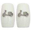 Lambretta Scooter China Salt and Pepper Shakers Cruet Set Modern