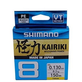 SHIMANO Kairiki 8 150 m yellow 0.100 mm / 6.5 kg