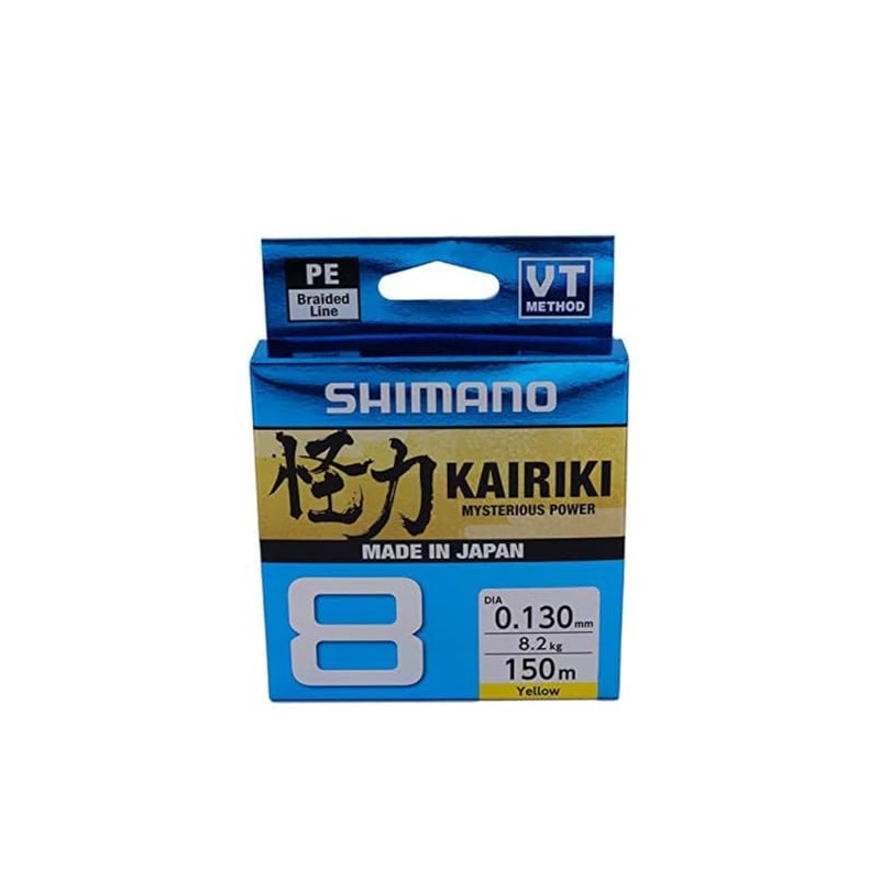 SHIMANO Kairiki 8 150 m yellow 0.100 mm / 6.5