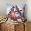 Conank Jesus Throw Pillowcase with Hidden Zipper Cozy Soft Square