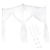 Caredy Mosquito Net, Universal White Luxury Mosquito Net Princess Three