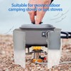 Camp Stove Windscreen, Folding Stove Windshield 10 Plate Aluminum with