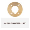 Aviano Hardware Shower Adapter Kit Replacement Part for Moen 145058-