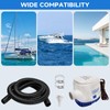 1100 GPH Automatic Boat Bilge Water Pump 12V, 1-1/8 Inch