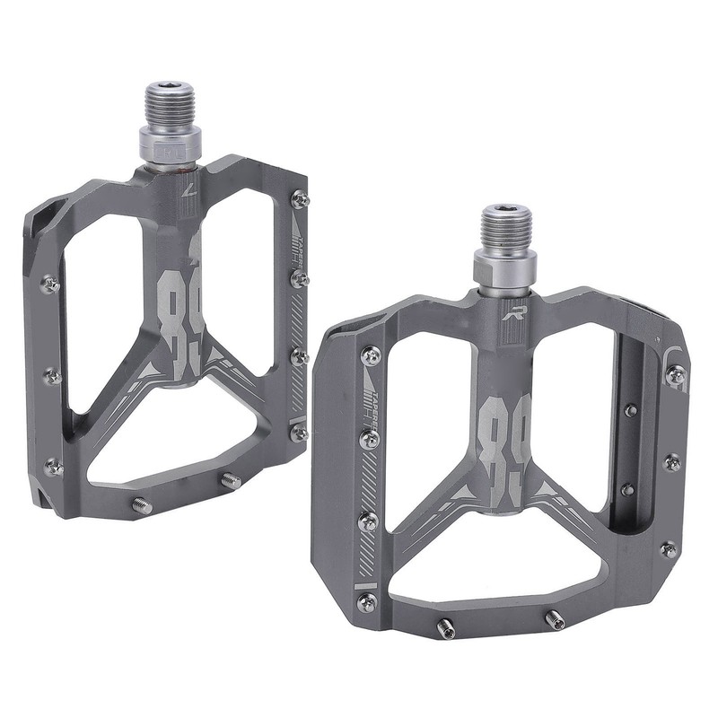Enlee 2pcs Mountain Bike Pedals NonSlip DU Bearing Lightweight Bicycle