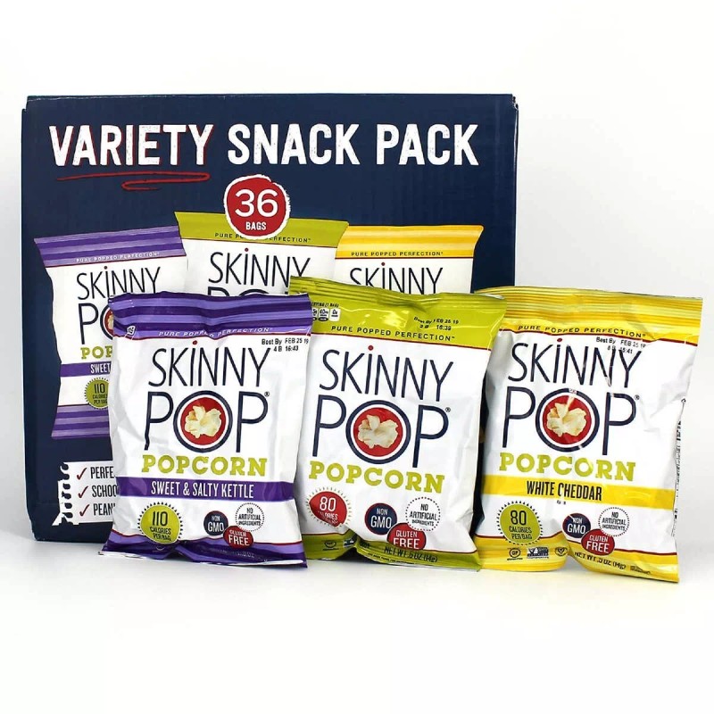 SkinnyPop Popcorn, Variety Pack, 36 ct