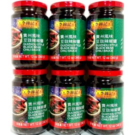 Lee Kum Kee Guizhou Style Black Bean Chili Sauce 12 oz ( Pack of 6 )