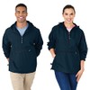 Charles River Apparel Men's Pack-N-Go Windbreaker Pullover, Navy, X-Small