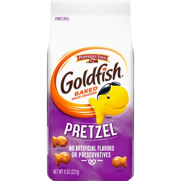Pepperidge Farm Goldfish Galletas de pretzel, 8 onzas, bolsa