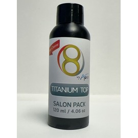 Aora Chrome Titauim Top Coat 4.06oz Refill Special Base For Chrome