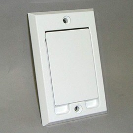 6 Pack of HAYDEN Central Vacuum Wall Inlets - White Square Door 1700-01 Vac Hose Outlet