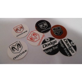 Unbranded Pre Cut One Inch Bottle Cap Images Dodge Car Automobile Emblem Free Shipping - photo, 15 images