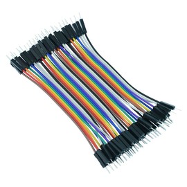 Switch Electronics 40pcs Dupont Male to Male 10cm Solderless Jumper Wire Breadboard Connectors