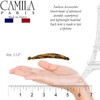 Camila Paris CP2192 2 Pack French Small Banana Clip Hair