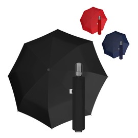 Doppler Protect Duo Umbrella I Sturdy Pocket Umbrella I Automatic Open/Close I Easy to Open & Close I Carbon Steel Technology I Robust & Safe in Rain and Wind, black