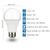 FAGUANGAO LED Black Light Bulb,7W(60Watt Equivalent) A19 UV Blacklight Bulb,120V,UVA