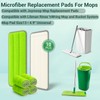 10Pcs Mop Replacement Pads, Compatible with Rinse 'n Wring Mop