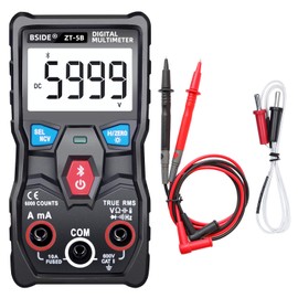 BSIDE Wireless Digital Multimeter Fully Auto-Ranging True RMS 6000 Counts Voltmeter Voltage Amp Ohm Hz NCV Diode Capacitance Temperature Tester with Flashlight