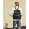 Telena Backpack for Women Vegan Leather Backpack Large Travel Backpack,