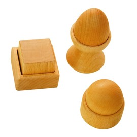 Purgano 3D Object Fitting Set A, Montessori Wooden Toy for Baby