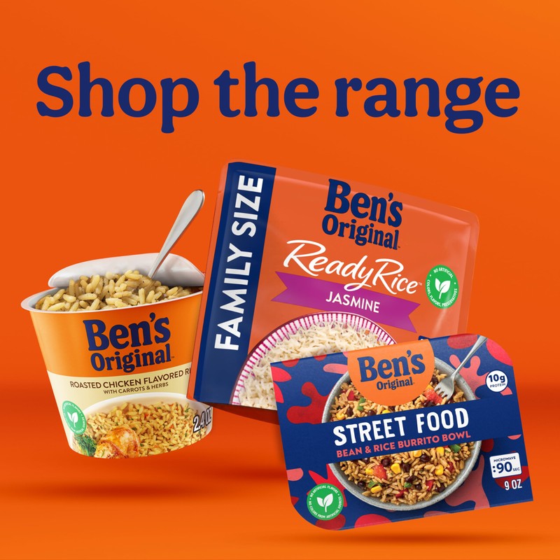 BEN'S ORIGINAL Ready Rice Jasmine Rice, Easy Dinner Side, 8.5