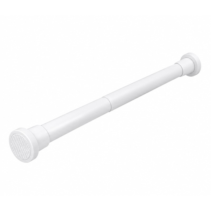 Adjustable Tension Shower Curtain Rod for Bathroom – Stainless Steel