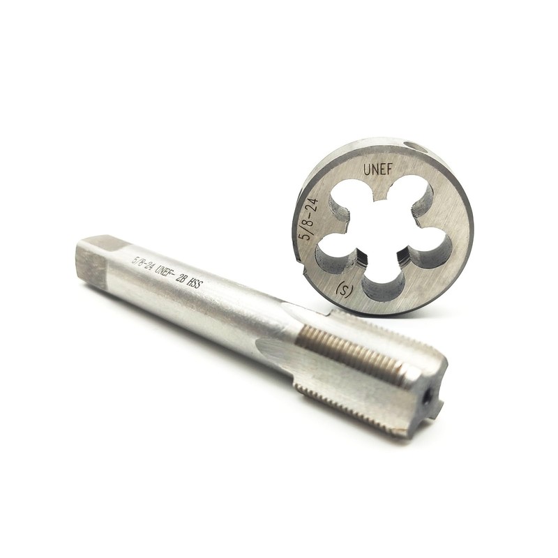 AtticZone 5/8"-24 UNEF Tap and Die, 5/8 x 24 UNEF