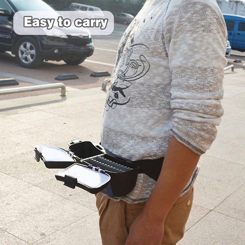 AIMALL Multifunctional Fishing Waist Box, Carry-On Lure Waist Box with