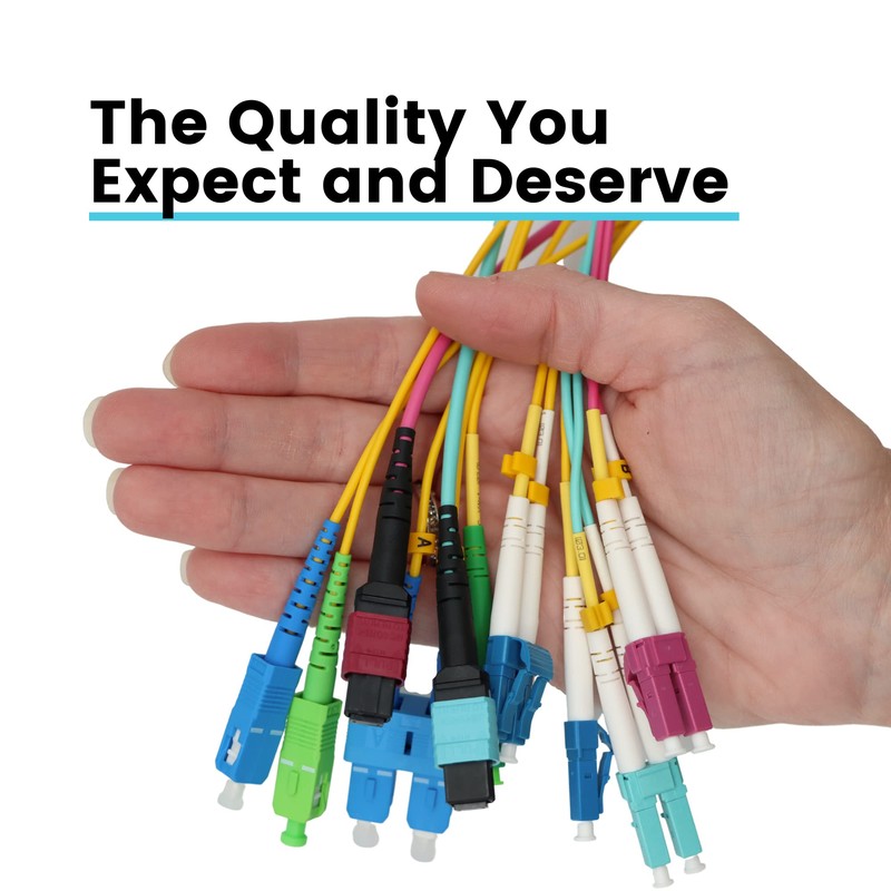 trueCABLE LC to SC OS2 Fiber Patch Cable, 2m (6.56ft),
