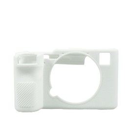 STSEETOP Camera Case for Sony A7CII Alpha 7C II A7CII - Protective Silicone DSLR Skin Cover, Detachable Cage, Shockproof, Dustproof (White)
