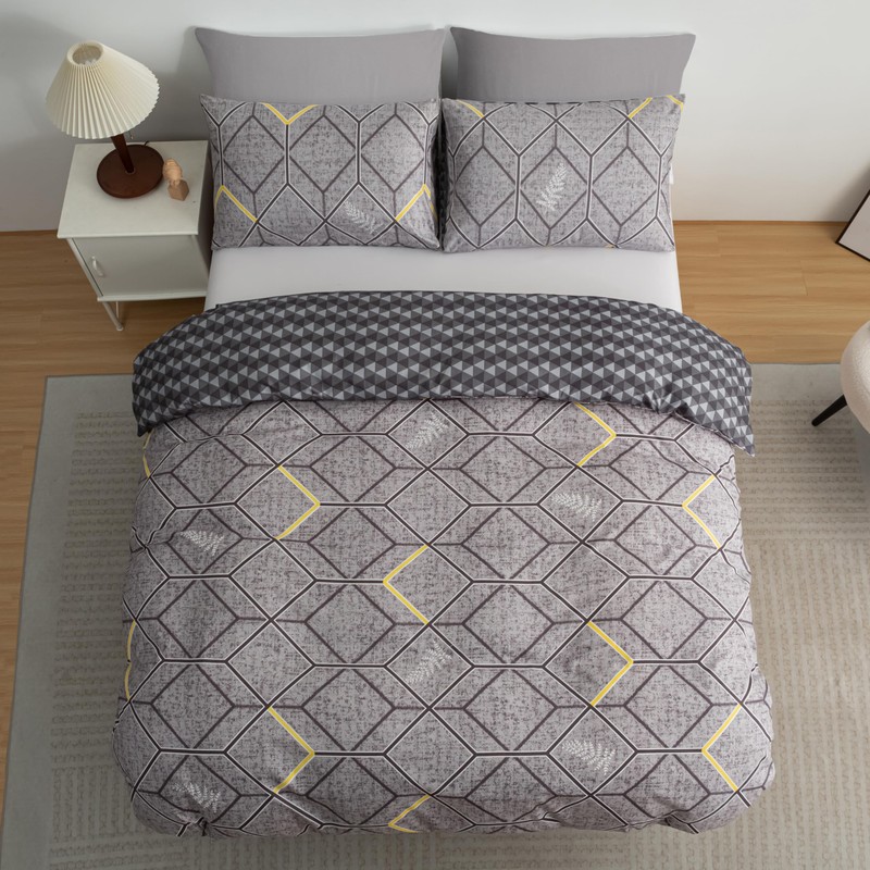 Lazzaro Double Duvet Set - Premium Brushed Microfiber Double Duvet
