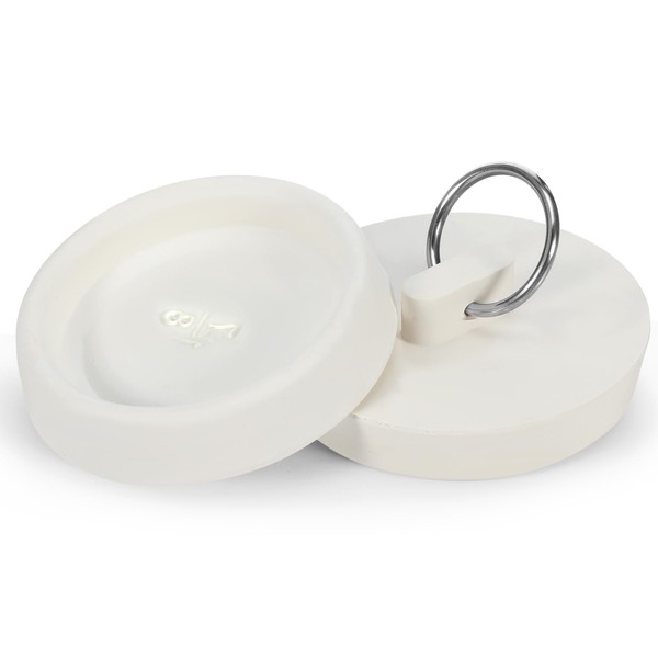2 Pcs Rubber Sink Stopper, Fits 1-7/8 Inch to 2