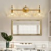 Qgiytp Vintage Bathroom Light Fixtures Gold Bathroom Vanity Light with
