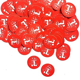 Nerdy Words Pilzkonfetti / Fliegenpilz / Papierkartonfetti (14,2 g) für Wald- oder Hippie-Geburtstagsfeiern