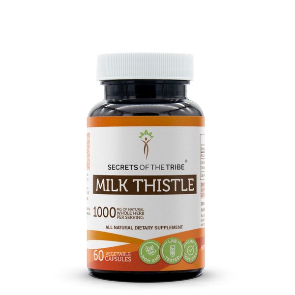 Secrets of the Tribe Milk Thistle 60 Capsules, made with