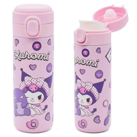 YCVBCY Kawaii Stainless Steel Water Bottle, Cartoon Stainless Steel Insulated Thermos Flask, Anime Insulated Water Bottle for Children, Reusable Metal Vacuum Insulated Water Bottles 1