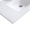 Walnest 36" Drop-In Rectangular Ceramic Bathroom Vanity Sink Top with