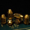 CRITALLIC Bullet Metal Dice Set 6 Pieces D6 Dices, Metal