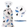 Lecpeting 100 Pcs Wolf Treat Bags Wolf Cellophane Candy Bags