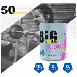 Colágeno Hidrolizado Big 500gr Varios Sabores 100 Servicios                                                                                           