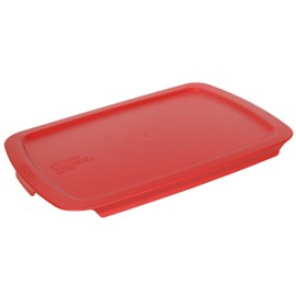 Pyrex C-233 3qt EASY GRAB Rectangular Red Lid - Made in the USA (ONLY FITS PYREX C-232 EASY GRAB DISHES)