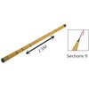 XMHF Traveling Fishing Rod 9 Sections Telescopic Pole 2.5M